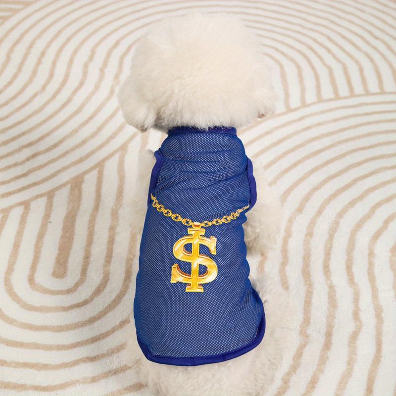 Breathable Mesh Pet Dog Summer T Shirt Sleeveless Hip Hop Apparel