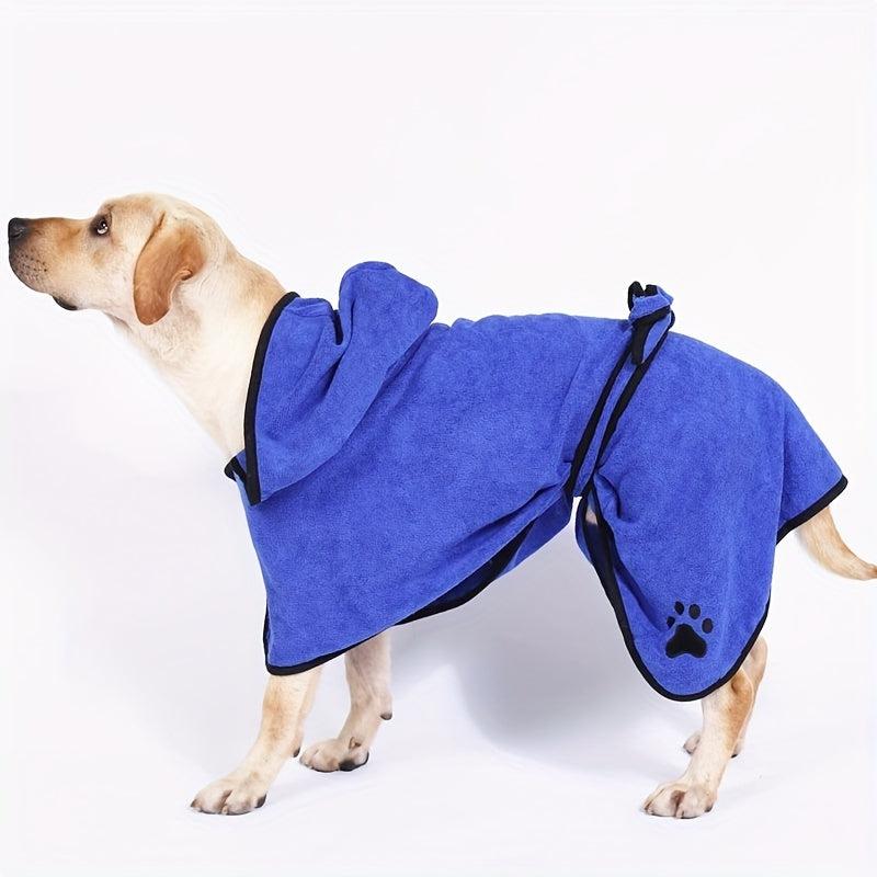 Microfiber Dog Bathrobe Towel Quick Drying Coat