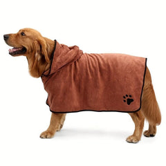 Microfiber Dog Bathrobe Towel Quick Drying Coat