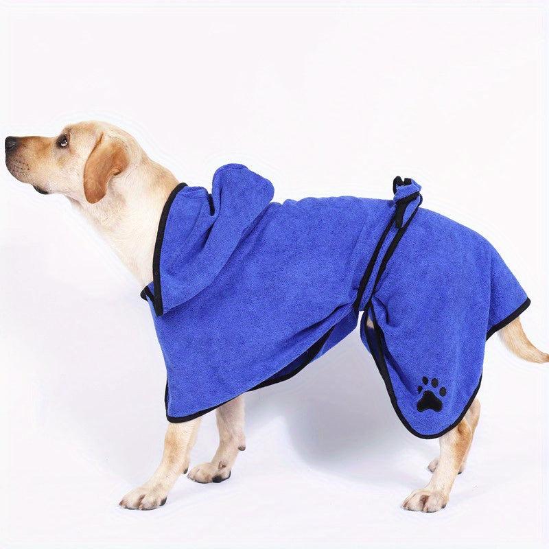 Microfiber Dog Bathrobe Towel Quick Drying Coat