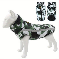 Pet Windproof Clothes Warm Dog Cotton Coat Jacket