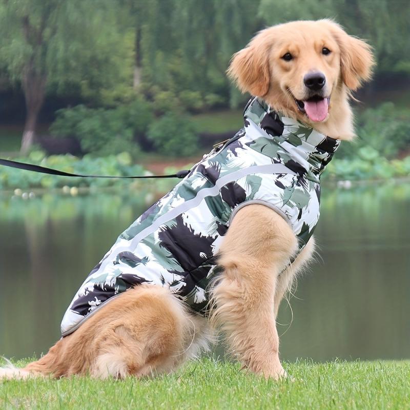 Pet Windproof Clothes Warm Dog Cotton Coat Jacket