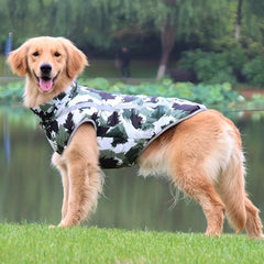 Pet Windproof Clothes Warm Dog Cotton Coat Jacket