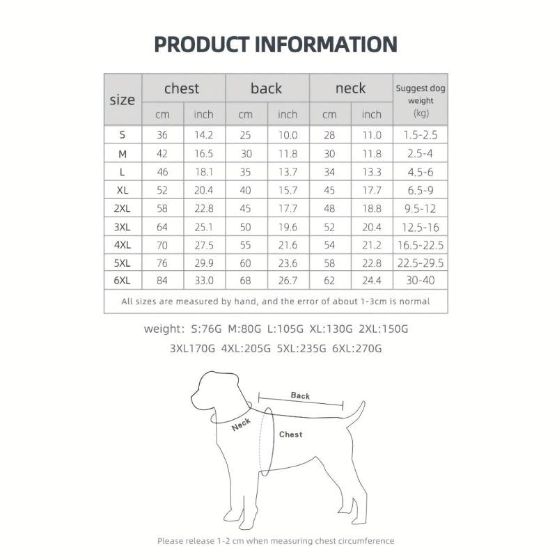 Pet Windproof Clothes Warm Dog Cotton Coat Jacket