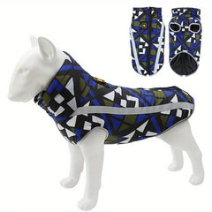 Pet Windproof Clothes Warm Dog Cotton Coat Jacket