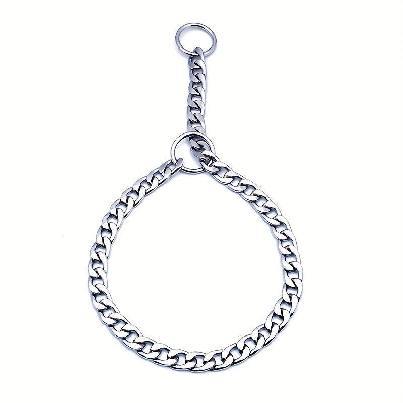 Stainless Steel Dog Collar for Training & Walking - Puppy