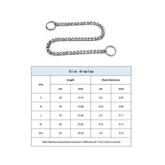 Stainless Steel Dog Collar for Training & Walking - Puppy