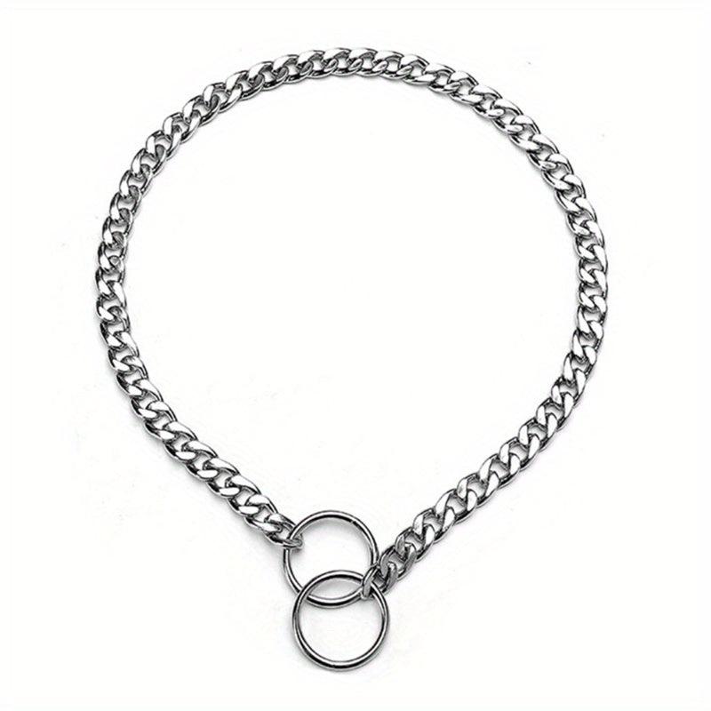 Stainless Steel Dog Collar for Training & Walking - Puppy