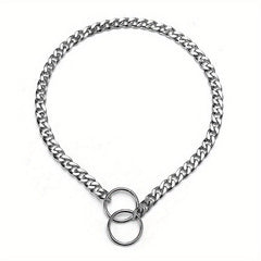 Stainless Steel Dog Collar for Training & Walking - Puppy