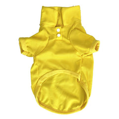 Pet Polo Shirt Casual Lapel Summer Clothes for Dog and Cat