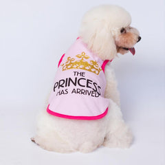 Princess Has Arrived Dog Vest Tank Top Tee