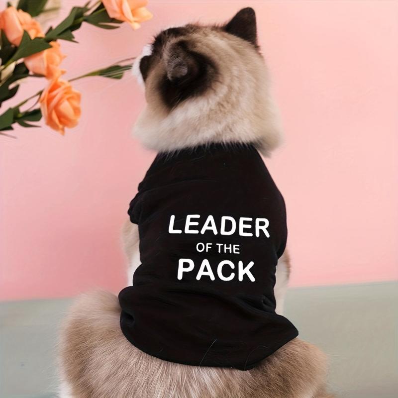 Leader Of The Pack Pet Breathable Vest For Dog And Cat Summer Party Clothes