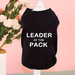 Leader Of The Pack Pet Breathable Vest For Dog And Cat Summer Party Clothes