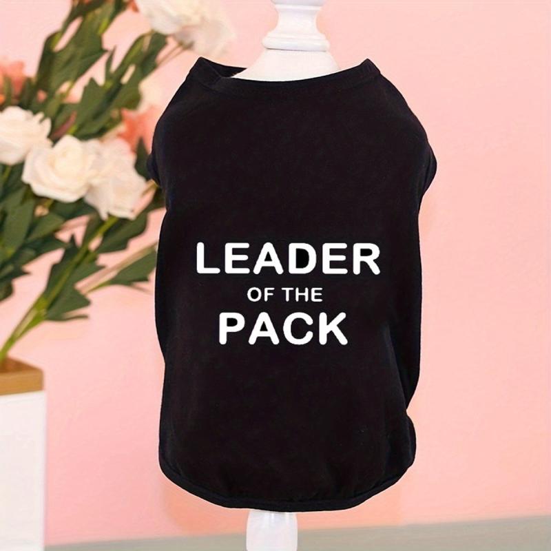 Leader Of The Pack Pet Breathable Vest For Dog And Cat Summer Party Clothes