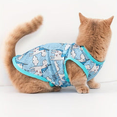 Cute Printed Puppy Vest T Shirt for Small & Medium Dogs