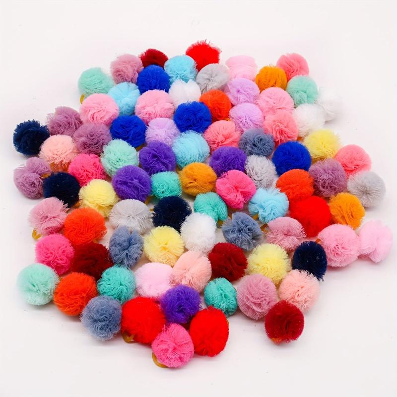 20pcs Pet Grooming Round Hair Bows for Dogs and Cats