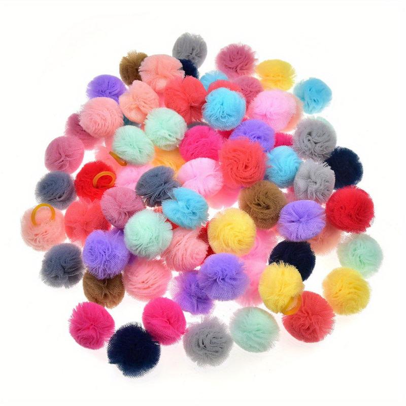 20pcs Pet Grooming Round Hair Bows for Dogs and Cats