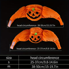 Pumpkin Shaped Cat Hat Warm Pet Costume For Dog & Cat