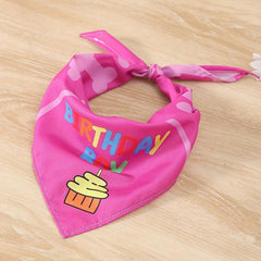 Birthday Pet Triangle Towel - Stylish and Practical Dog Accessory