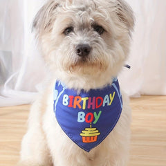 Birthday Pet Triangle Towel - Stylish and Practical Dog Accessory