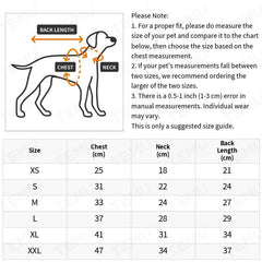 Waterproof Pet Warm Hoodie For Autumn And Winter Dog Clothes