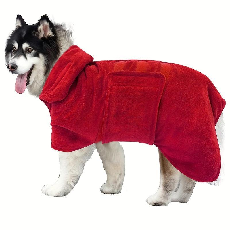 Pet Bathrobe Dog Drying Coat Quick drying Puppy Bag Absorbent Pet Bath Robe Towe
