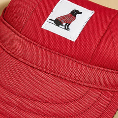 Red Sun Protective Dog Baseball Cap with Ear Holes