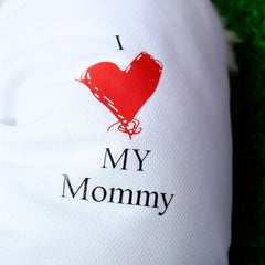 Breathable Love Mom Print Dog Vest Summer Pet T Shirt