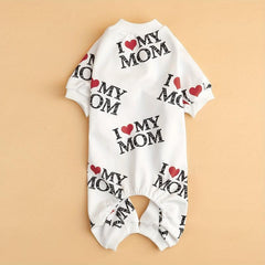 Summer Pet Clothes Dog Jumpsuit Cat Pajamas For Small Medium Large Dog