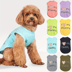 Breathable Yellow Dog Vest for Small, Medium, Large Dogs