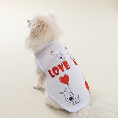 Letter Printed Dog Vest for Summer - Pet Costume for Dogs and Cats