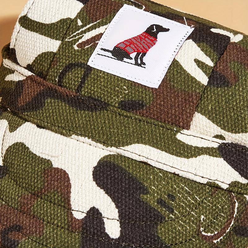 Stylish Camo Baseball Cap for Your Dog