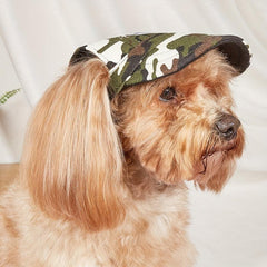 Stylish Camo Baseball Cap for Your Dog