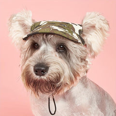 Stylish Camo Baseball Cap for Your Dog