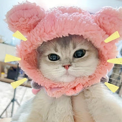 Holiday Pet Costumes Bear Ears Small Hat Funny Headdress