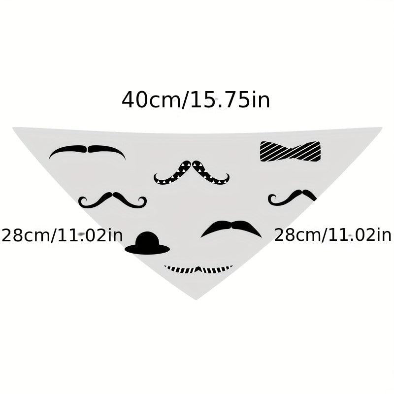 Floral Dog Scarf Triangle Bibs Pet Scarf For Dogs Cat Towel