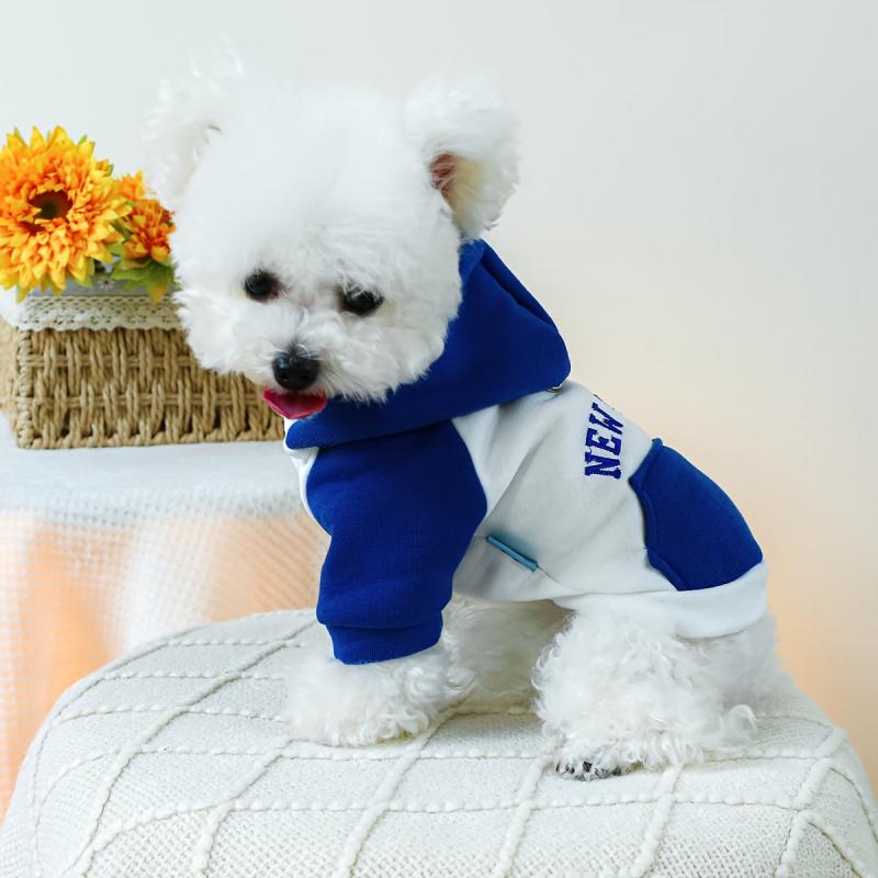 Block Pet Hoodie For Autumn Winter Dog Warm Clothes