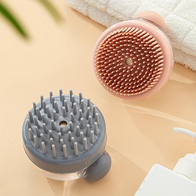 Silicone Dog Brush Pet Shampoo Brush Soft Bristle Dog Massage Bath Brush