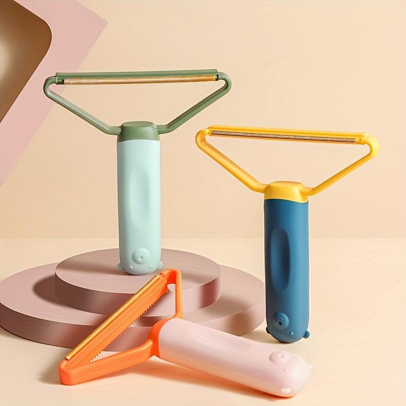 Dual-Sided Pet Grooming Tool & Fabric Shaver for Hair Removal
