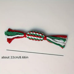 Christmas Dog Chew Toys - 6PCS Bite Resistant Rope Molar Toy