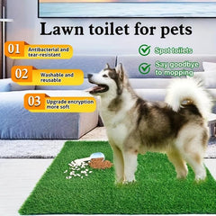 Dog Grass Pad Mat Outdoor Training Washable Breathable