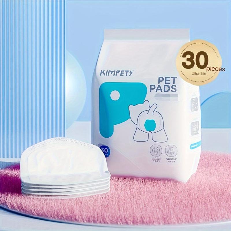 30pcs Dog Disposable Diaper Pads Female Dogs Menstrual Period Sanitary Pants