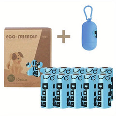 150 Dog Poop Bags with Dispenser - Leak Proof Pet Waste Bags
