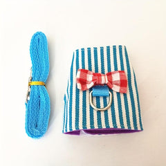 Pet Rabbit Harness Vest And Leash Set For Ferret Big Hamster Bunny