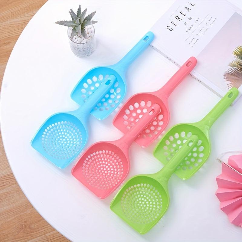 Durable Plastic Cat Litter Scoop Easy to Clean Pet Care Sand Waste Scooper Shove