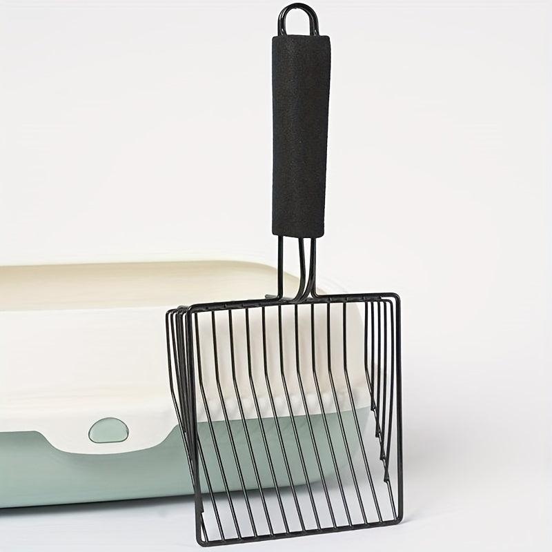 Stainless Steel Kitty Litter Scooper - Durable Pet Cleaning Tool