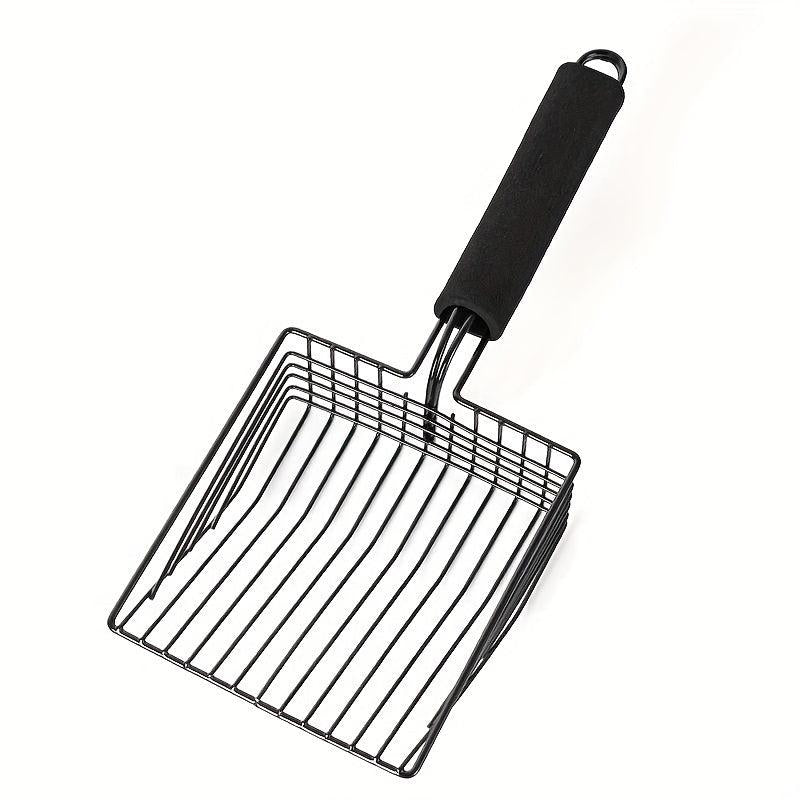 Stainless Steel Kitty Litter Scooper - Durable Pet Cleaning Tool