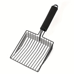 Stainless Steel Kitty Litter Scooper - Durable Pet Cleaning Tool