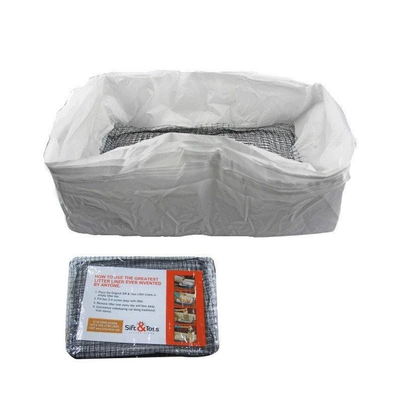 10pcs Cat Feces Filter Net Reusable Plastic Cat Sifting Litter Pan Liners
