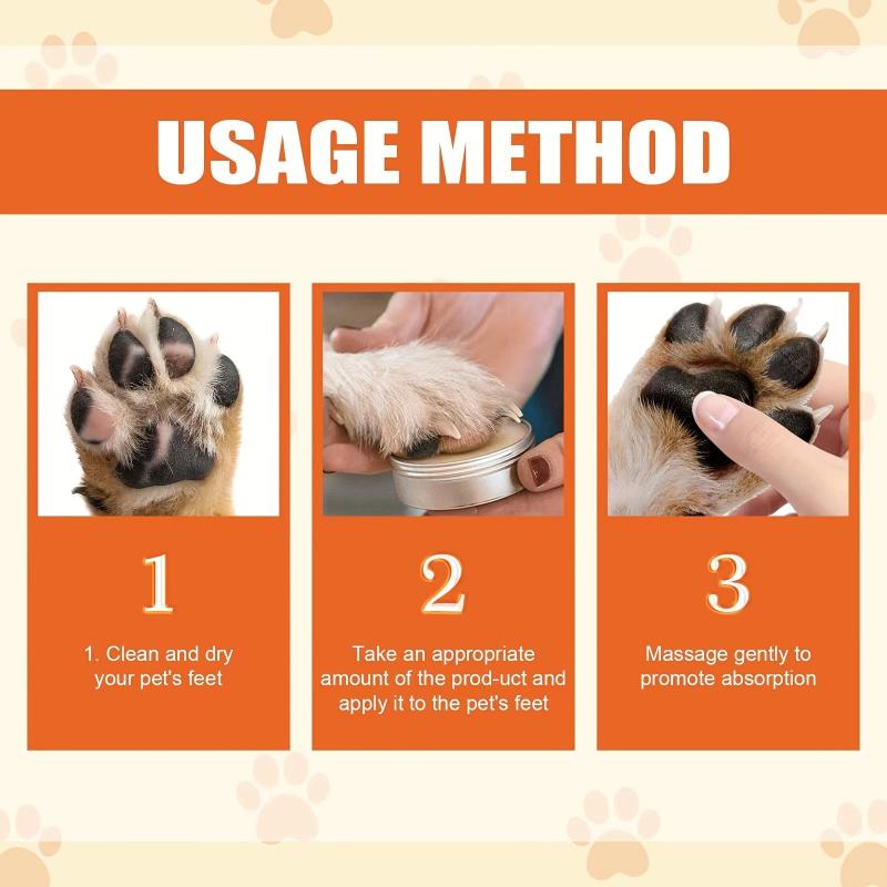 Pet Paw Balm Moisturizer for Dry Noses & Paws